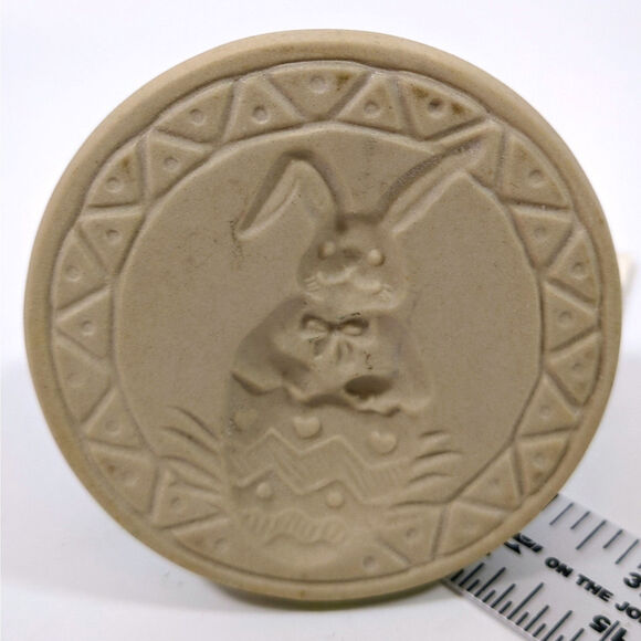 Easter Egg & Bunny Brown Bag Cookie Stamp 1995 Hill Design w Tag Recipe Book - Picture 4 of 6